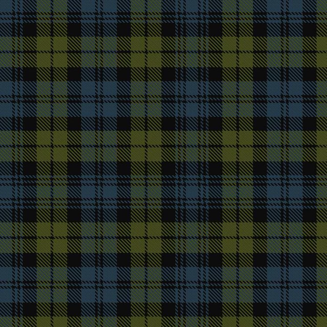 The Campbell sett as rendered by the Scottish Register of Tartans from the registered threadcount.